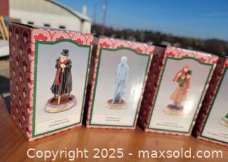 MaxSold Auction: Vintage Novelino A Christmas Carol Holiday Figurines (6) - East Cocalico Township (Pennsylvania, USA) SELLER MANAGED Downsizing Online Auction - Stevens Road