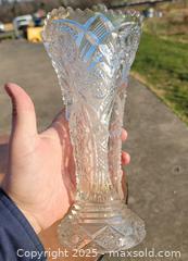 MaxSold Auction: Vintage Ornate Crystal Glass Bowls (3) &#38; Vase  - East Cocalico Township (Pennsylvania, USA) SELLER MANAGED Downsizing Online Auction - Stevens Road