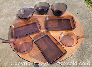MaxSold Auction: Vintage Pyrex/Anchor Hocking/Corningware Baking Lot  - East Cocalico Township (Pennsylvania, USA) SELLER MANAGED Downsizing Online Auction - Stevens Road