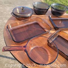 MaxSold Auction: Vintage Pyrex/Anchor Hocking/Corningware Baking Lot  - East Cocalico Township (Pennsylvania, USA) SELLER MANAGED Downsizing Online Auction - Stevens Road