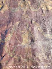 MaxSold Auction: Vintage Roman Style Painted Leather Tapestry w/ Wrought Iron Holders  - East Cocalico Township (Pennsylvania, USA) SELLER MANAGED Downsizing Online Auction - Stevens Road