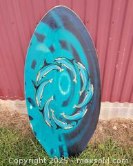 MaxSold Auction: Vintage Wooden Boogie Board Dolphin Decal Paint - East Cocalico Township (Pennsylvania, USA) SELLER MANAGED Downsizing Online Auction - Stevens Road