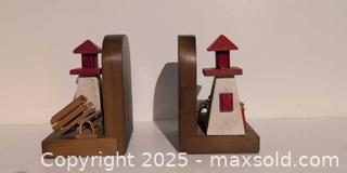 MaxSold Auction: East Coast Atlantic Canada Lighthouse Bookends, Pair - Kingston (Ontario, Canada) SELLER MANAGED Downsizing Online Auction -  Sydenham Street