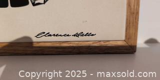 MaxSold Auction: Framed Tile 'Raven' by Clarence Mills (Signed) - Kingston (Ontario, Canada) SELLER MANAGED Downsizing Online Auction -  Sydenham Street