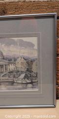 MaxSold Auction: Grace George Watercolor of Kingston City Hall & Confederation Basin - Kingston (Ontario, Canada) SELLER MANAGED Downsizing Online Auction -  Sydenham Street