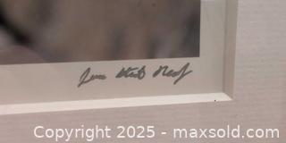 MaxSold Auction: Signed Numbered Puffins Framed Photographic Print, Silver Frame - Kingston (Ontario, Canada) SELLER MANAGED Downsizing Online Auction -  Sydenham Street