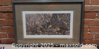 MaxSold Auction: Susan A. Menzies "The Scavenger" 71/300 Framed Print - Kingston (Ontario, Canada) SELLER MANAGED Downsizing Online Auction -  Sydenham Street