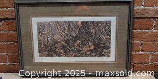 MaxSold Auction: Susan A. Menzies "The Scavenger" 71/300 Framed Print - Kingston (Ontario, Canada) SELLER MANAGED Downsizing Online Auction -  Sydenham Street