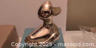 MaxSold Auction: Vintage Chrome-Plated Duck Coin Bank Made in Japan - Kingston (Ontario, Canada) SELLER MANAGED Downsizing Online Auction -  Sydenham Street