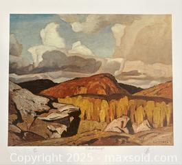 MaxSold Auction: A.J. Casson Group of Seven Hand Signed and Numbered High Quality Print "Hills at Bancroft". - Otonabee-South Monaghan (Ontario, Canada) SELLER MANAGED Downsizing Online Auction - Dougall Drive