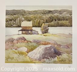 MaxSold Auction: A.J. Casson Group of Seven Hand Signed and Numbered High Quality Print "Lake Kashagawigamog". - Otonabee-South Monaghan (Ontario, Canada) SELLER MANAGED Downsizing Online Auction - Dougall Drive
