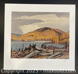 MaxSold Auction: A.J. Casson Group of Seven Hand Signed and Numbered High Quality Print "Madawaska River".  Canadian Icon - Otonabee-South Monaghan (Ontario, Canada) SELLER MANAGED Downsizing Online Auction - Dougall Drive