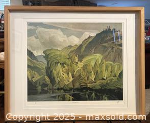 MaxSold Auction: AJ Casson Group of Seven Professionally Framed Signed and Numbered Print &#34;On The York River&#34; - Otonabee-South Monaghan (Ontario, Canada) SELLER MANAGED Downsizing Online Auction - Dougall Drive