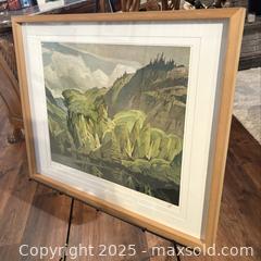 MaxSold Auction: AJ Casson Group of Seven Professionally Framed Signed and Numbered Print &#34;On The York River&#34; - Otonabee-South Monaghan (Ontario, Canada) SELLER MANAGED Downsizing Online Auction - Dougall Drive
