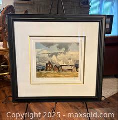 MaxSold Auction: AJ Casson Group Of Seven Signed and Numbered Professionally Framed Print &#34;Madawaska Valley&#34; Rare Canadian Icon - Otonabee-South Monaghan (Ontario, Canada) SELLER MANAGED Downsizing Online Auction - Dougall Drive