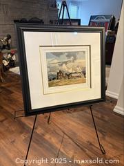 MaxSold Auction: AJ Casson Group Of Seven Signed and Numbered Professionally Framed Print &#34;Madawaska Valley&#34; Rare Canadian Icon - Otonabee-South Monaghan (Ontario, Canada) SELLER MANAGED Downsizing Online Auction - Dougall Drive