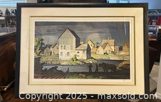 MaxSold Auction: An Absolute Rare Canadian Gem!  Signed and numbered large print by AJ Casson Group of Seven Member &#34;Aftermath&#34; - Otonabee-South Monaghan (Ontario, Canada) SELLER MANAGED Downsizing Online Auction - Dougall Drive