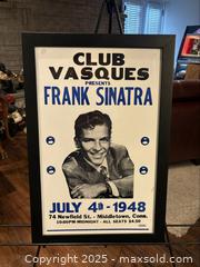 MaxSold Auction: Frank Sinatra Framed Poster - Otonabee-South Monaghan (Ontario, Canada) SELLER MANAGED Downsizing Online Auction - Dougall Drive