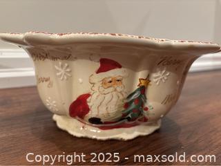 MaxSold Auction: Woodland Santa Beautiful Bowl - Otonabee-South Monaghan (Ontario, Canada) SELLER MANAGED Downsizing Online Auction - Dougall Drive
