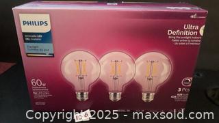 MaxSold Auction: 3pk of 60W Replacement G25 bulbs - Oakville (Ontario, Canada) SELLER MANAGED Charity/Fundraising Online Auction - Wakehurst Crescent