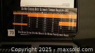 MaxSold Auction: 45 piece Torque Screwdriver set - Oakville (Ontario, Canada) SELLER MANAGED Charity/Fundraising Online Auction - Wakehurst Crescent