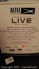 MaxSold Auction: Altec Lansing, Smart Speaker - Oakville (Ontario, Canada) SELLER MANAGED Charity/Fundraising Online Auction - Wakehurst Crescent