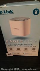 MaxSold Auction: D Link Eagle Pro AX1800 mesh router. - Oakville (Ontario, Canada) SELLER MANAGED Charity/Fundraising Online Auction - Wakehurst Crescent