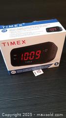 MaxSold Auction: Digital alarm clock with battery backup by Timex - Oakville (Ontario, Canada) SELLER MANAGED Charity/Fundraising Online Auction - Wakehurst Crescent