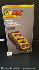 MaxSold Auction: Everstart 500W Inverter, with Dual USB Ports - Oakville (Ontario, Canada) SELLER MANAGED Charity/Fundraising Online Auction - Wakehurst Crescent
