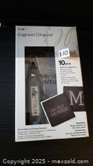 MaxSold Auction: Plaid 10 piece Engraver - Oakville (Ontario, Canada) SELLER MANAGED Charity/Fundraising Online Auction - Wakehurst Crescent