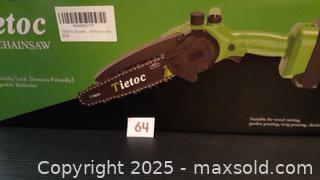 MaxSold Auction: Tietoc Mini chainsaw for gardening - Oakville (Ontario, Canada) SELLER MANAGED Charity/Fundraising Online Auction - Wakehurst Crescent