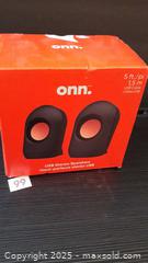 MaxSold Auction: USB Stereo Speakers by onn - Oakville (Ontario, Canada) SELLER MANAGED Charity/Fundraising Online Auction - Wakehurst Crescent