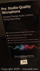 MaxSold Auction: Zealsound Professional Studio Microphone - Oakville (Ontario, Canada) SELLER MANAGED Charity/Fundraising Online Auction - Wakehurst Crescent