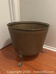 MaxSold Auction: Large Brass Planter - Kingston (Ontario, Canada) SELLER MANAGED Downsizing Online Auction - York Street