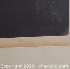 MaxSold Auction: Ralph Allen - Original Art Dated 1958 - Kingston (Ontario, Canada) SELLER MANAGED Downsizing Online Auction - York Street