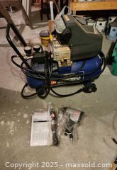 MaxSold Auction: Air compressor - North Dundas (Ontario, Canada) SELLER MANAGED Reseller Online Auction - Morewood Main Street