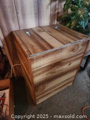 MaxSold Auction: Kindling box - North Dundas (Ontario, Canada) SELLER MANAGED Reseller Online Auction - Morewood Main Street