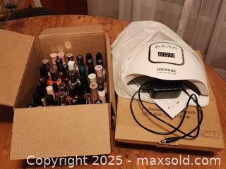 MaxSold Auction: Nail polish and LED lamp - North Dundas (Ontario, Canada) SELLER MANAGED Reseller Online Auction - Morewood Main Street