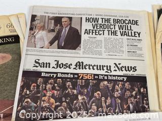 MaxSold Auction: Historical Newspapers Sports, Pope John Paul, Donald Trump - Campbell (California, USA) PARTNER MANAGED Estate Sale Online Auction - Dell Avenue
