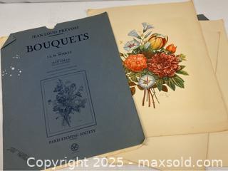 MaxSold Auction: Jean-Louis Prevost Bouquet Etchings - Campbell (California, USA) PARTNER MANAGED Estate Sale Online Auction - Dell Avenue