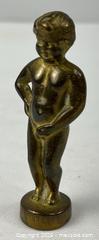 MaxSold Auction: Miniature Brass Figure of “Manneken Pis” Statue - Campbell (California, USA) PARTNER MANAGED Estate Sale Online Auction - Dell Avenue