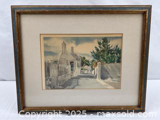 MaxSold Auction: Vintage Adolph Treidler Watercolor Print - Campbell (California, USA) PARTNER MANAGED Estate Sale Online Auction - Dell Avenue