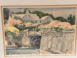 MaxSold Auction: Vintage Adolph Treidler Watercolor Print - Campbell (California, USA) PARTNER MANAGED Estate Sale Online Auction - Dell Avenue