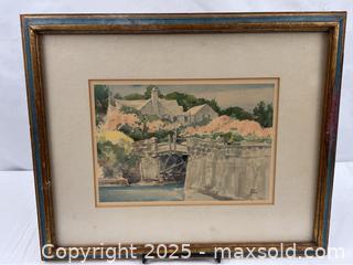 MaxSold Auction: Vintage Adolph Treidler Watercolor Print - Campbell (California, USA) PARTNER MANAGED Estate Sale Online Auction - Dell Avenue