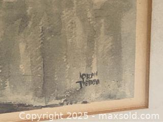 MaxSold Auction: Vintage Adolph Treidler Watercolor Print - Campbell (California, USA) PARTNER MANAGED Estate Sale Online Auction - Dell Avenue