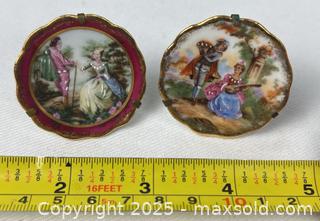 MaxSold Auction: Vintage French Limoges Brooch Pins with Stands - Campbell (California, USA) PARTNER MANAGED Estate Sale Online Auction - Dell Avenue