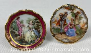 MaxSold Auction: Vintage French Limoges Brooch Pins with Stands - Campbell (California, USA) PARTNER MANAGED Estate Sale Online Auction - Dell Avenue