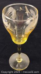 MaxSold Auction: Vintage Lancaster Yellow and Amber Wine Glasses - Campbell (California, USA) PARTNER MANAGED Estate Sale Online Auction - Dell Avenue