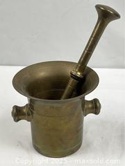 MaxSold Auction: Vintage Solid Brass Mortar and Pestle - Campbell (California, USA) PARTNER MANAGED Estate Sale Online Auction - Dell Avenue