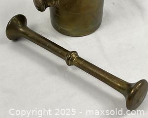 MaxSold Auction: Vintage Solid Brass Mortar and Pestle - Campbell (California, USA) PARTNER MANAGED Estate Sale Online Auction - Dell Avenue